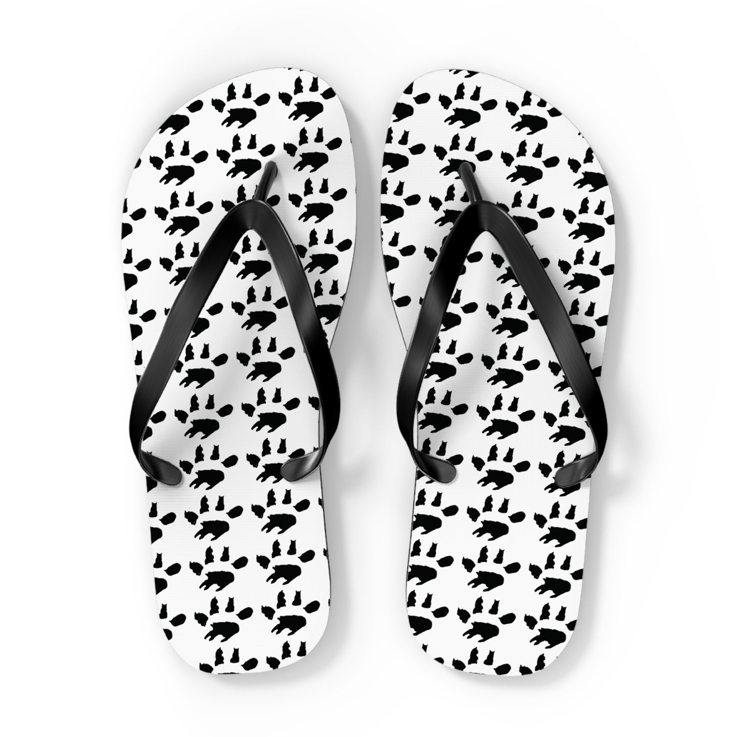 Kitty Paw Flip Flops