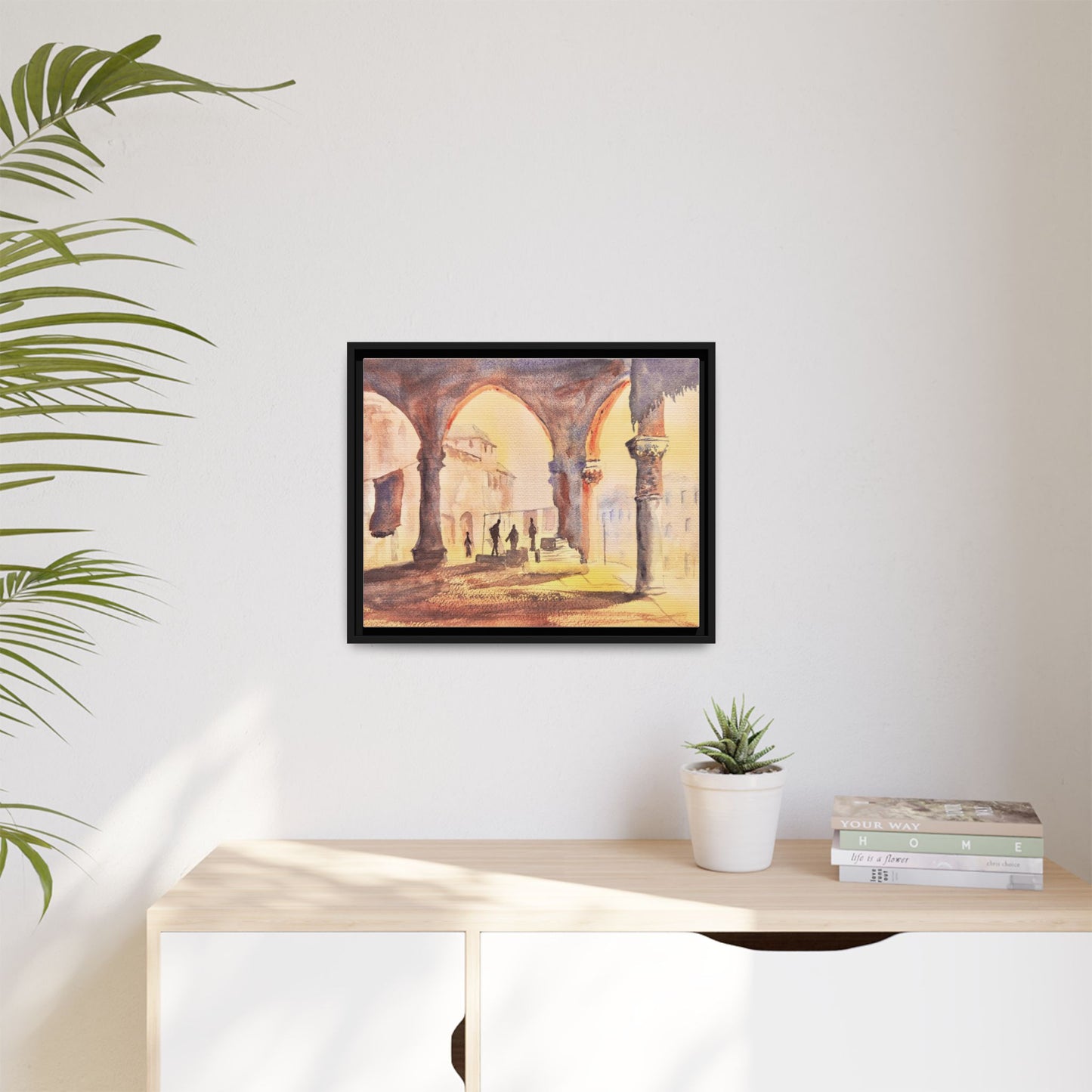 The Carpet Merchant, Framed (Black or Espresso). Available in sizes from 10”x8”-32”x24”