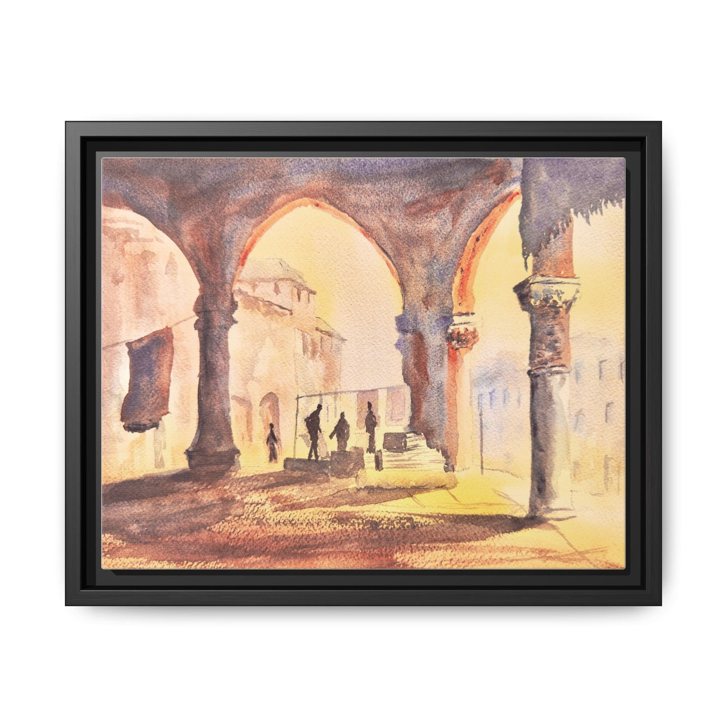 The Carpet Merchant, Framed (Black or Espresso). Available in sizes from 10”x8”-32”x24”