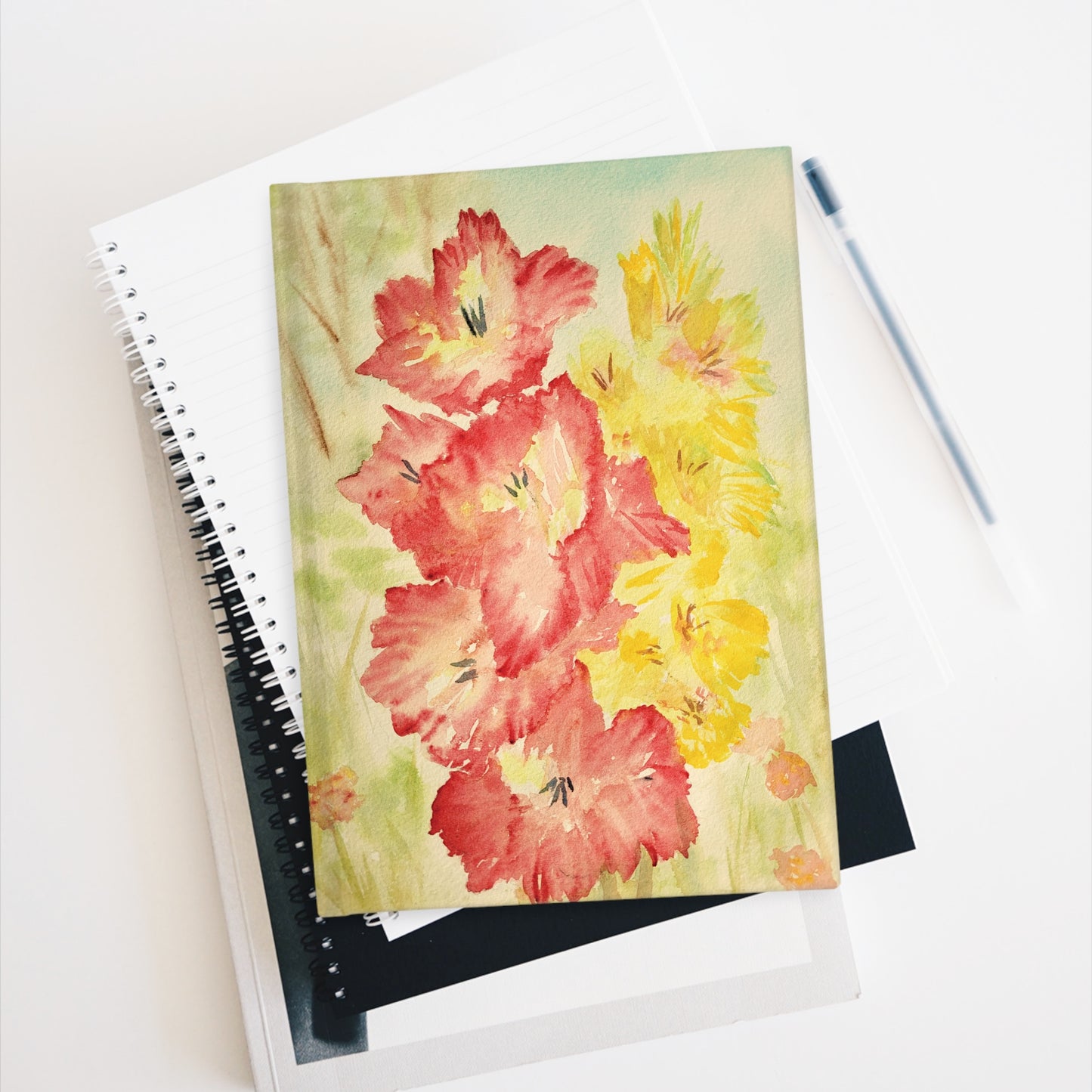 Glorious Gladiolus Journal - Ruled Line