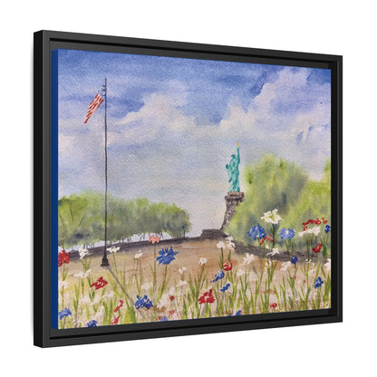 Looking for Liberty, Framed (Black or Espresso). Available in sizes from 10”x8”-24”x18”