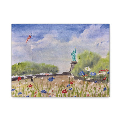 Looking for Liberty Matte Canvas, Stretched, 1.25"