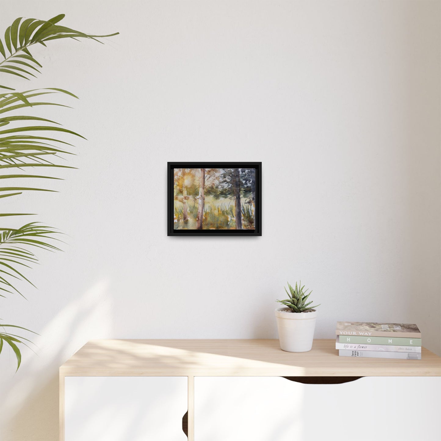 Golden Hour — Framed Matte Canvas