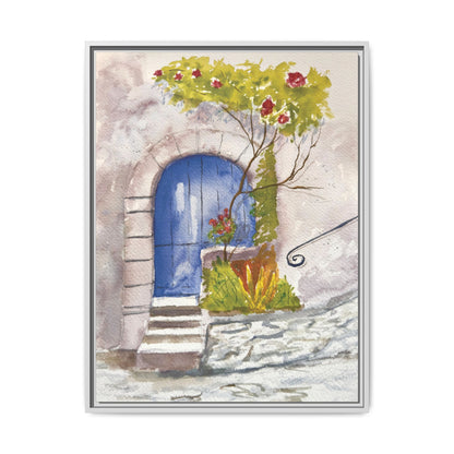 Blue Door, Framed (Black or Espresso). Available in sizes from 8”x10”-24”x32”