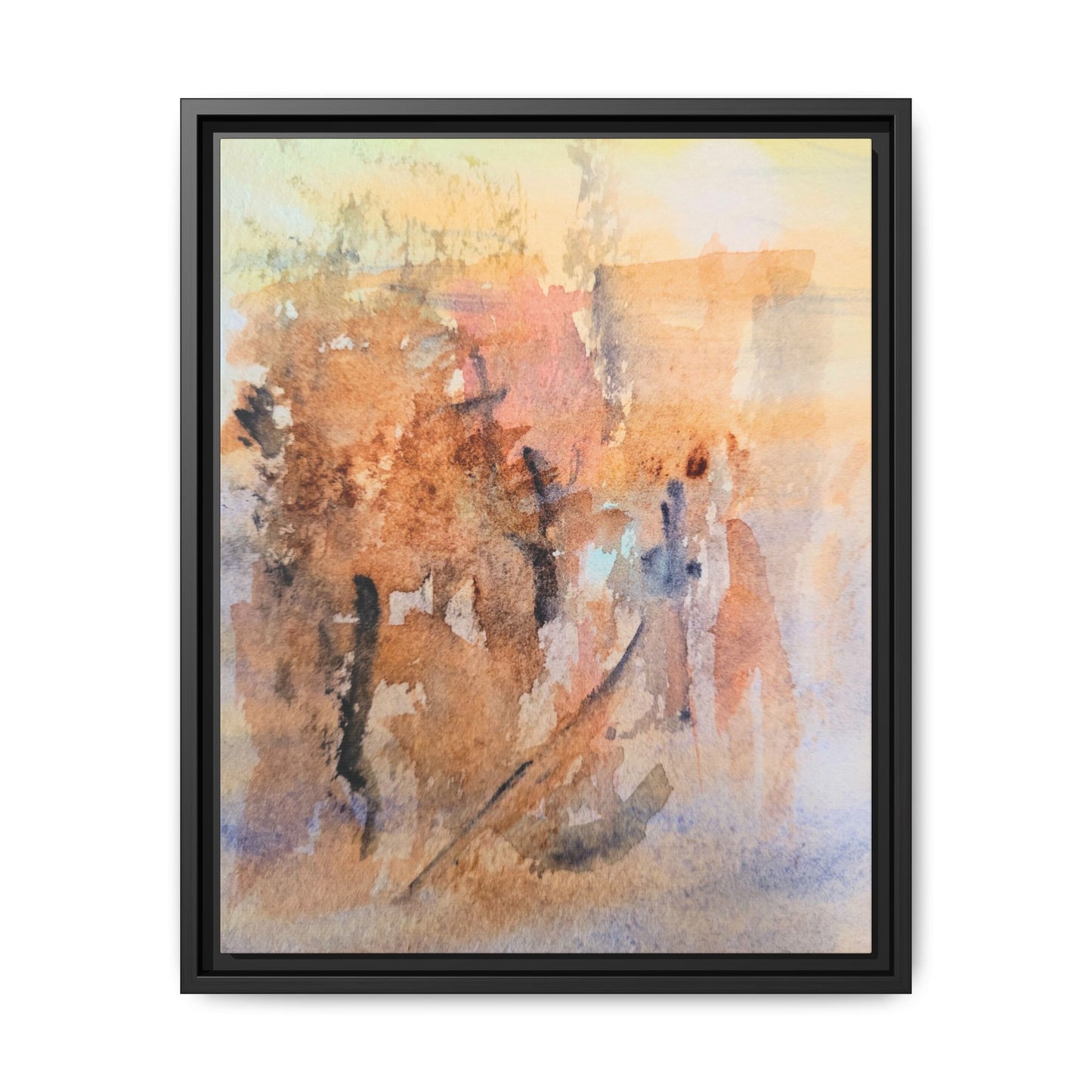 The Explorer Matte Canvas, Framed (Black or Espresso). Available in sizes 8”x10”-18”x24”