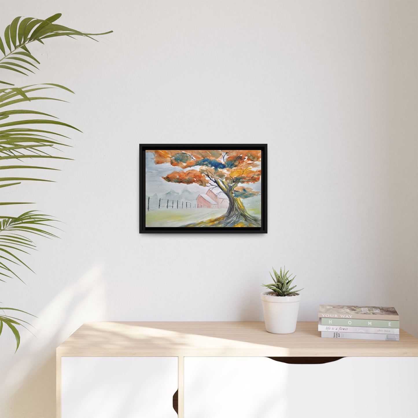 Autumn Oak, Framed (Black or Espresso). Available in sizes from 10”x8”-18”x12”