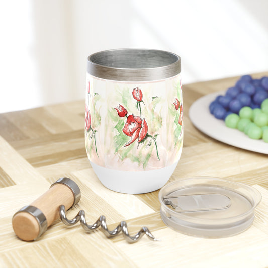 Resounding Roses Chill Wine Tumbler (12 oz.)