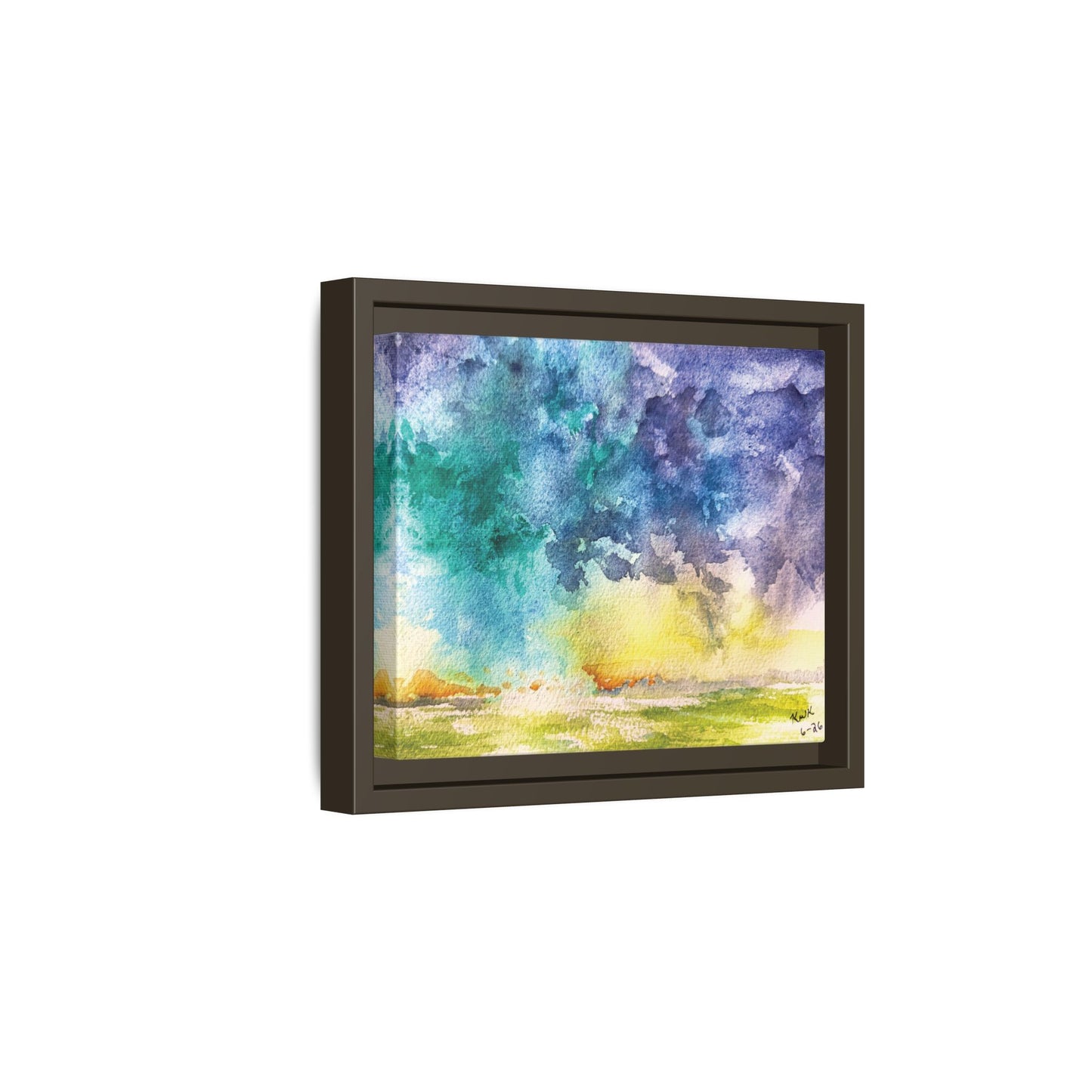 Beyond The Dryline Matte Canvas, Framed (Black or Espresso). Available in sizes from 10”x8”-30”x24”