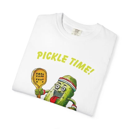 Pickle Time! Unisex Garment-Dyed T-shirt (Dark Colors). Available in sizes S-4XL, 16 colors.