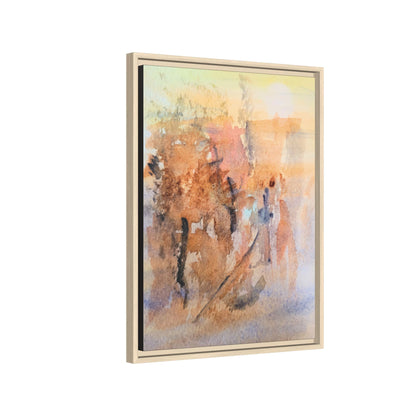 The Explorer Matte Canvas, Framed (Black or Espresso). Available in sizes 8”x10”-18”x24”