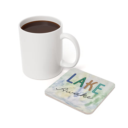 Still Dreaming Lake Awake Cork Back Coaster