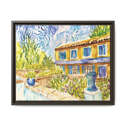 Respite Near Saint-Remy-de-Provence Matte Canvas, Framed (Black or Espresso). Available in sizes from 10”x8”-30”x24”