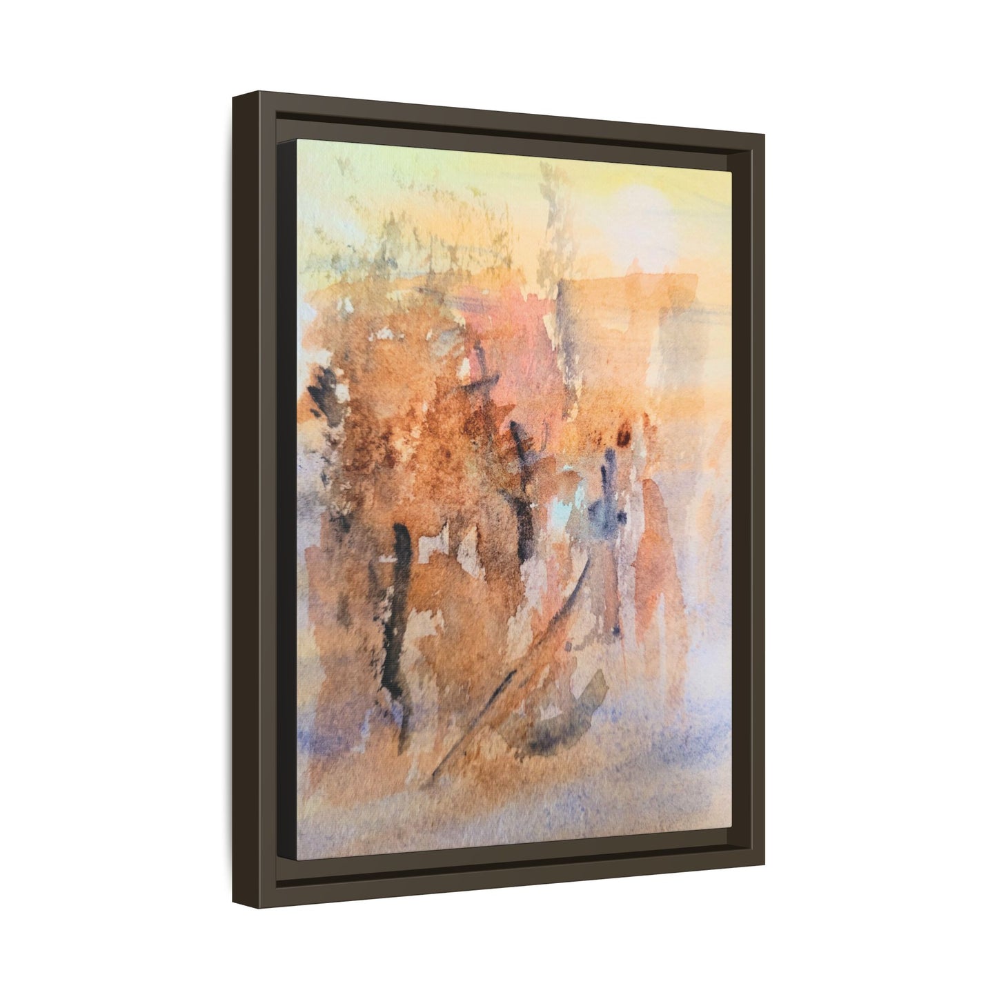 The Explorer Matte Canvas, Framed (Black or Espresso). Available in sizes 8”x10”-18”x24”