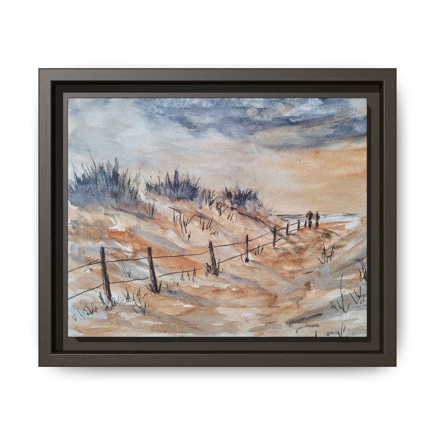 Moonrise Matte Canvas, Framed (Black or Espresso). Available in sizes from 10”x8”-24”x18”