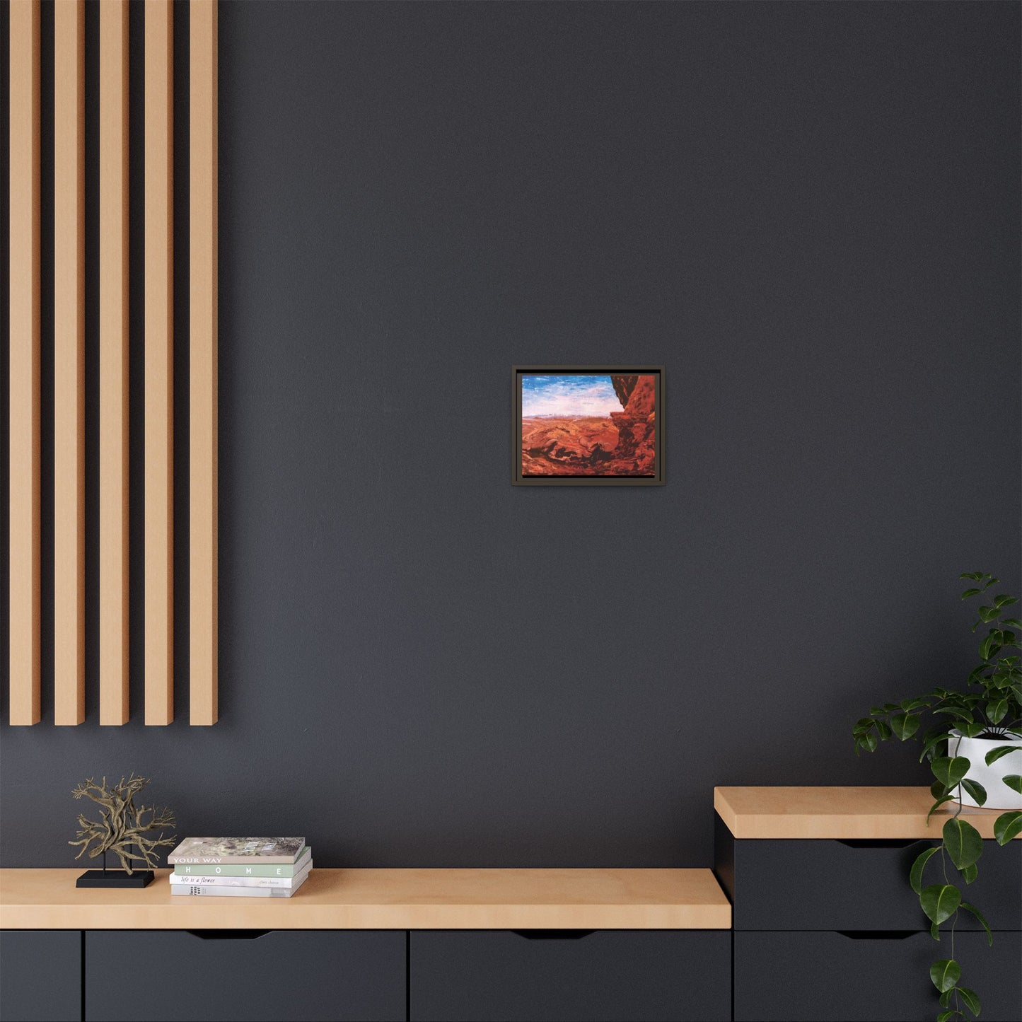 Red Rocks, Framed (Black or Espresso). Available in sizes from 10”x8”-18”x12”