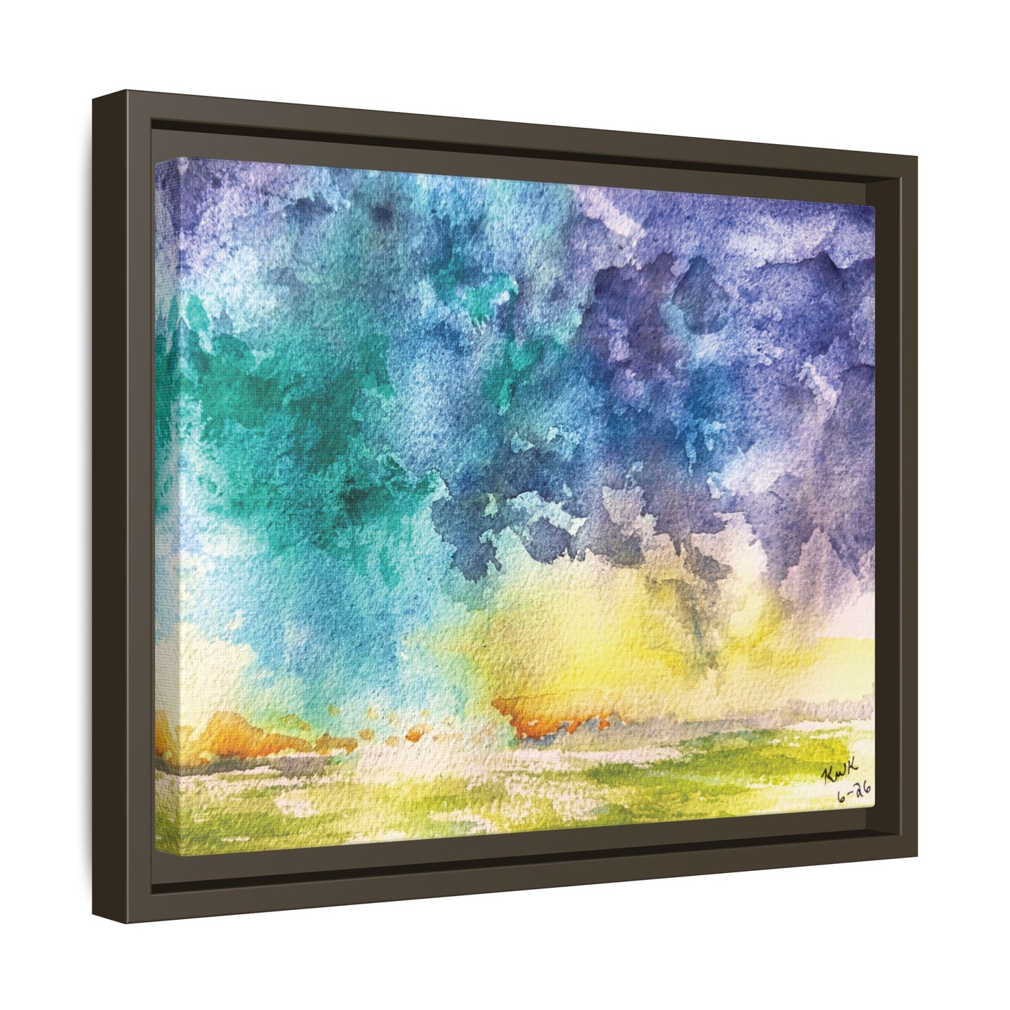 Beyond The Dryline Matte Canvas, Framed (Black or Espresso). Available in sizes from 10”x8”-30”x24”