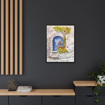 Blue Door, Framed (Black or Espresso). Available in sizes from 8”x10”-24”x32”