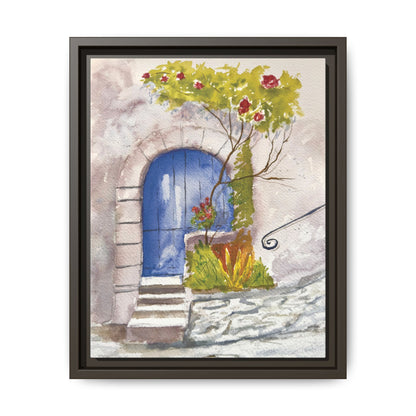 Blue Door, Framed (Black or Espresso). Available in sizes from 8”x10”-24”x32”