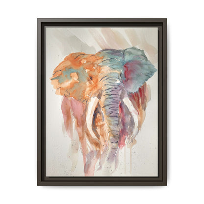 Bull In A Dust Storm, Framed (Black or Espresso). Available in sizes from 8”x10”-16”x20”