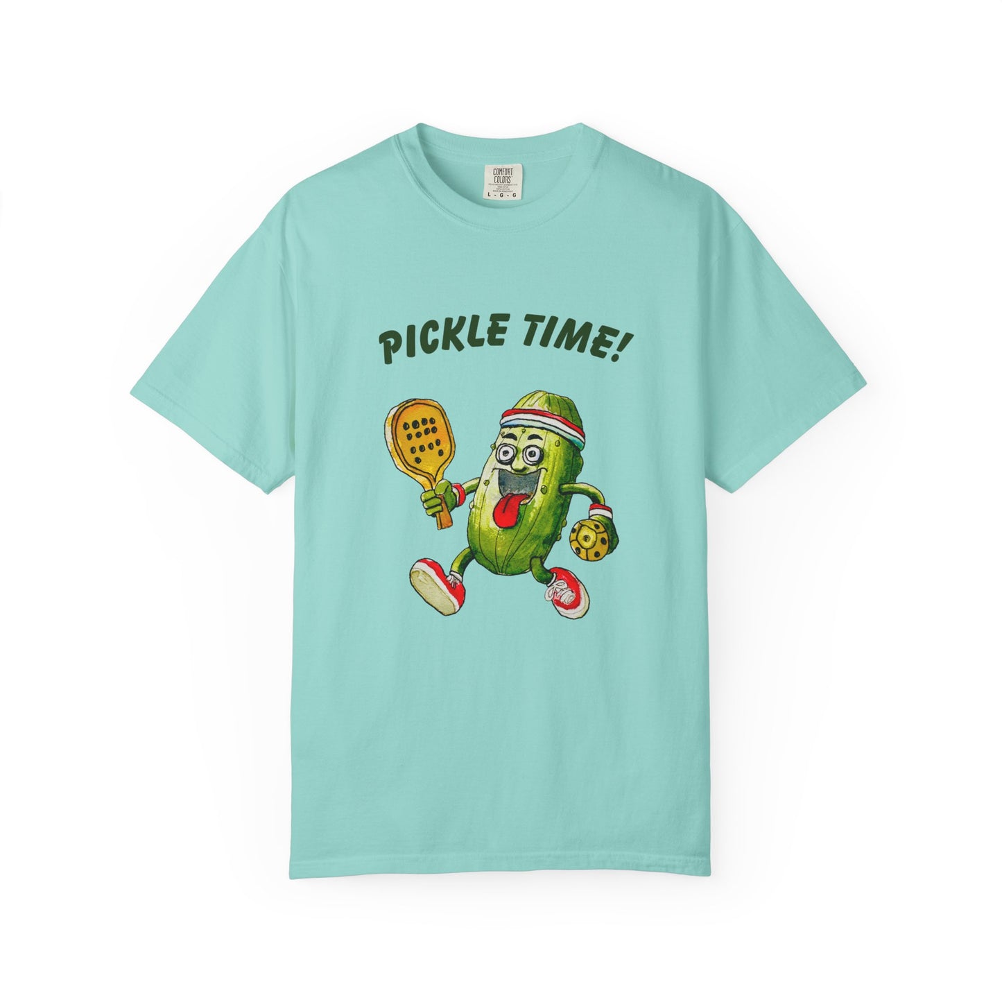 Pickle Time! Unisex Garment-Dyed T-shirt (Light Colors). Available in sizes S-4XL, 16 colors.