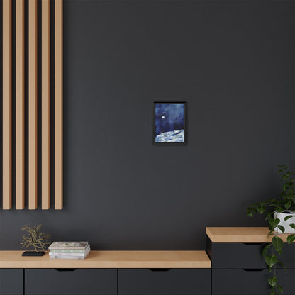 Where’s Artemis Matte Canvas, Framed (Black or Espresso). Available in sizes 8”x10”-12”x16”