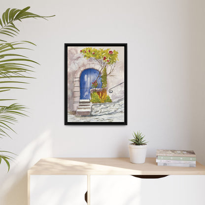 Blue Door, Framed (Black or Espresso). Available in sizes from 8”x10”-24”x32”