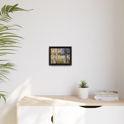 Golden Hour — Framed Matte Canvas