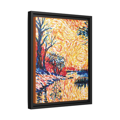 Impasto Revolution Matte Canvas, Framed (Black or Espresso). Available in sizes from 8”x10”-18”x24”