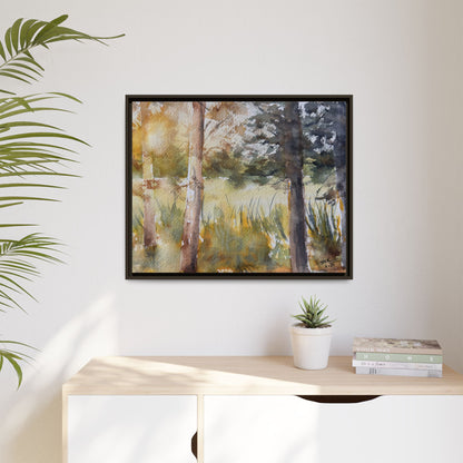 Golden Hour — Framed Matte Canvas