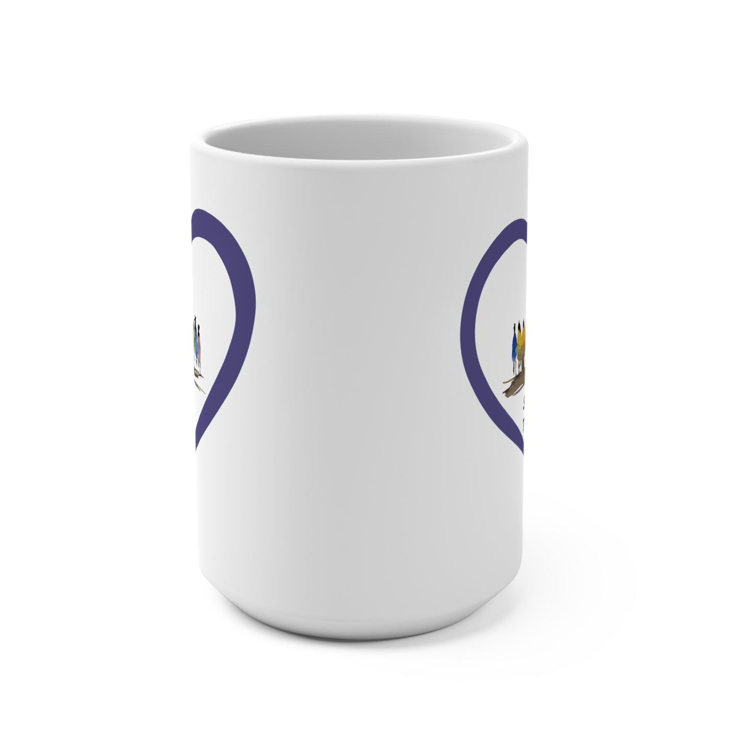 Stronger Together Heart Mug 15 oz.