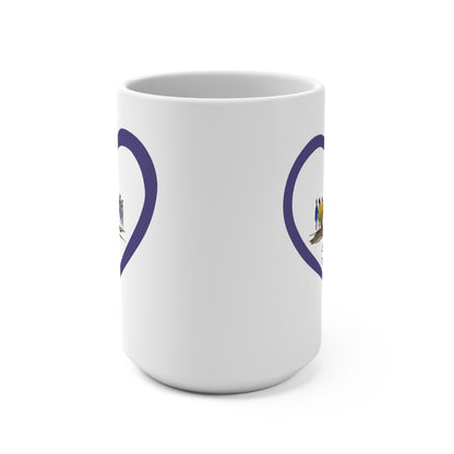 Stronger Together Heart Mug 15 oz.