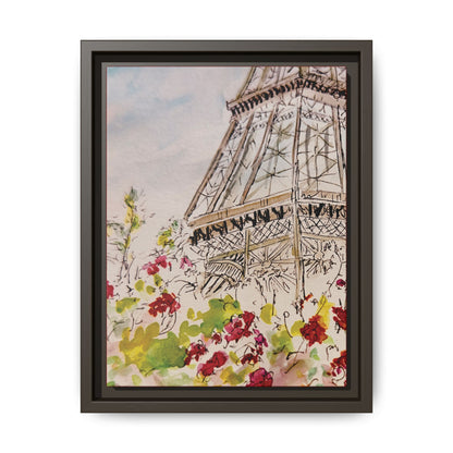 Eiffel Tower, Framed (Black or Espresso). Available in sizes from 8”x10”-16”x20”