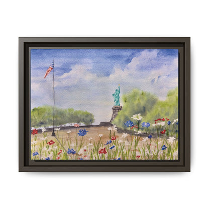 Looking for Liberty, Framed (Black or Espresso). Available in sizes from 10”x8”-24”x18”