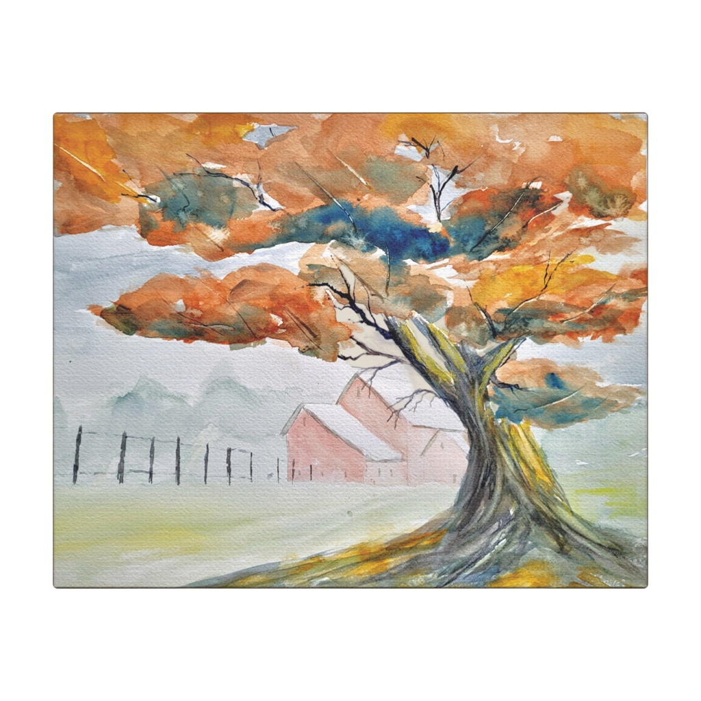 Autumn Oak Matte Canvas, Stretched, 1.25". Available in sizes 10” x 8”-20” x 16”