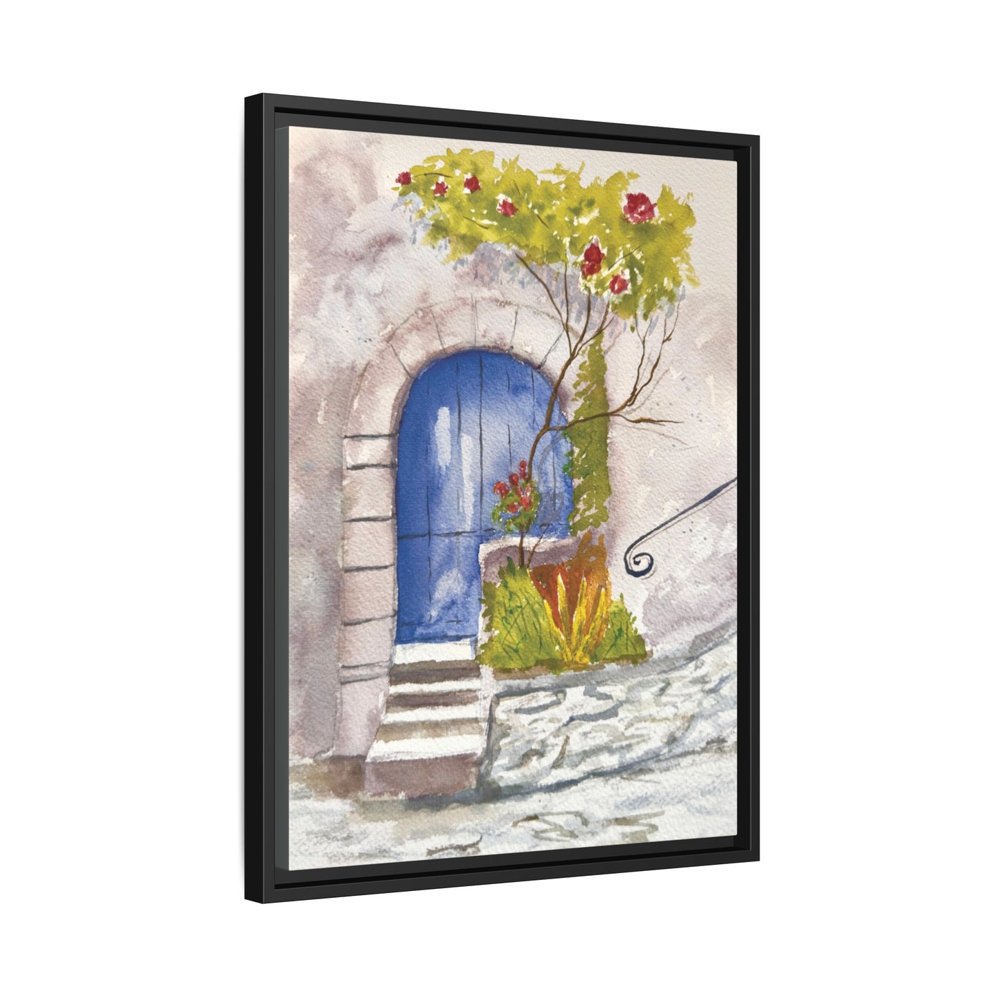 Blue Door, Framed (Black or Espresso). Available in sizes from 8”x10”-24”x32”