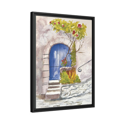 Blue Door, Framed (Black or Espresso). Available in sizes from 8”x10”-24”x32”