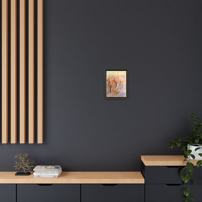 The Explorer Matte Canvas, Framed (Black or Espresso). Available in sizes 8”x10”-18”x24”