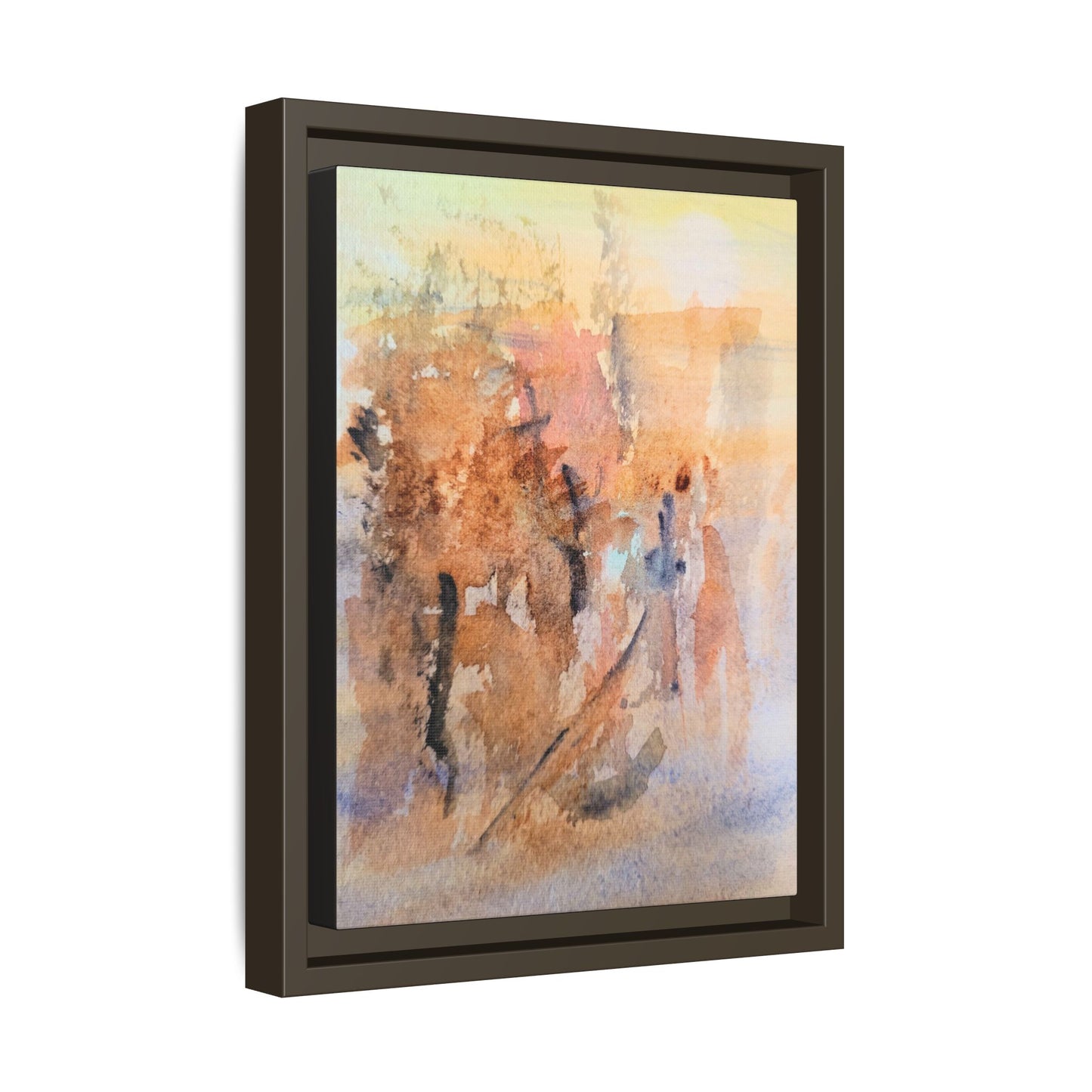 The Explorer Matte Canvas, Framed (Black or Espresso). Available in sizes 8”x10”-18”x24”