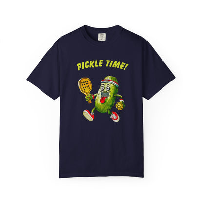 Pickle Time! Unisex Garment-Dyed T-shirt (Dark Colors). Available in sizes S-4XL, 16 colors.