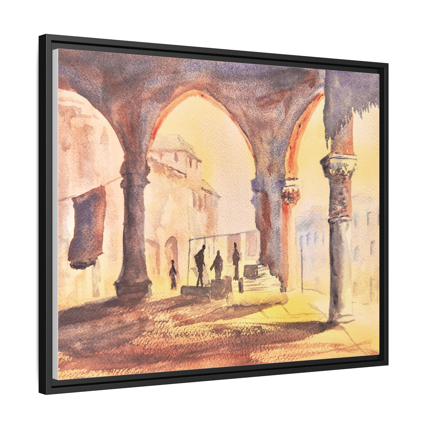 The Carpet Merchant, Framed (Black or Espresso). Available in sizes from 10”x8”-32”x24”