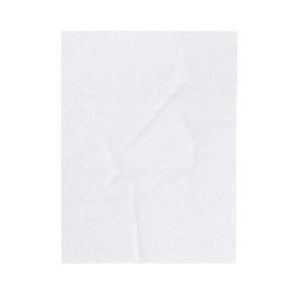 Velveteen Plush Blanket Featuring Purple Irises. Available in sizes from 30” x 40”-60” x 80”