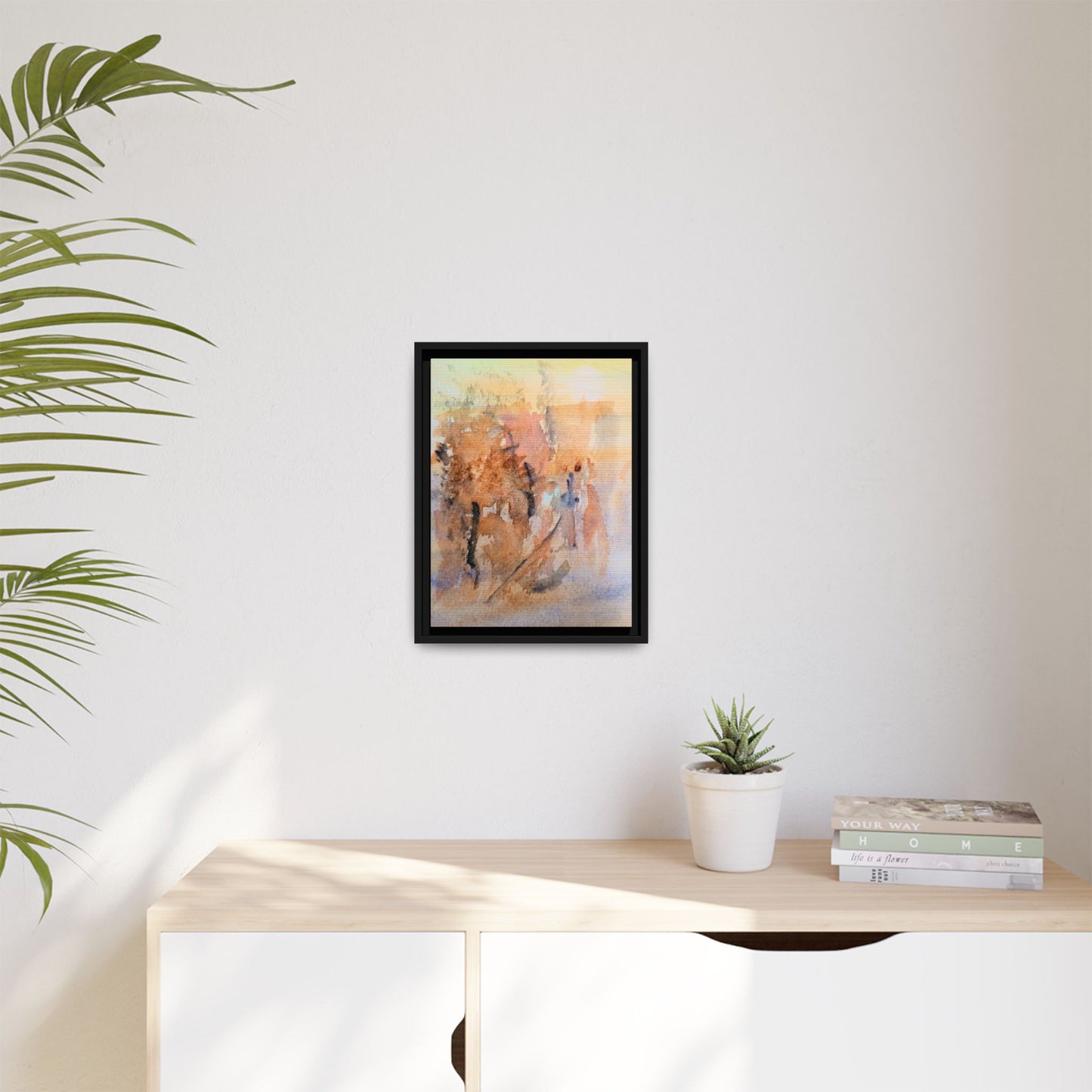 The Explorer Matte Canvas, Framed (Black or Espresso). Available in sizes 8”x10”-18”x24”