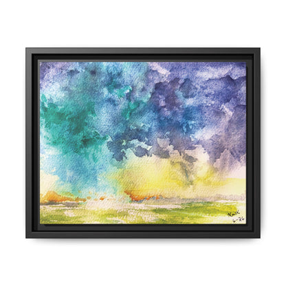 Beyond The Dryline Matte Canvas, Framed (Black or Espresso). Available in sizes from 10”x8”-30”x24”