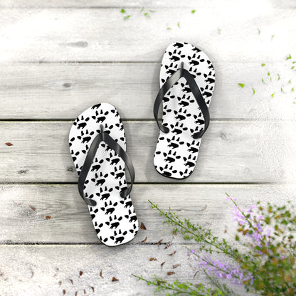 Kitty Paw Flip Flops