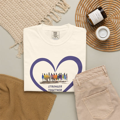 Stronger Together Heart Unisex T-shirt