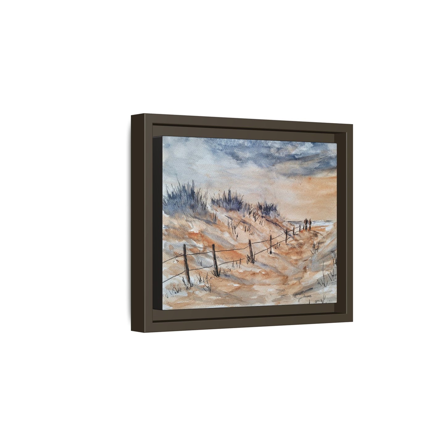 Moonrise Matte Canvas, Framed (Black or Espresso). Available in sizes from 10”x8”-24”x18”