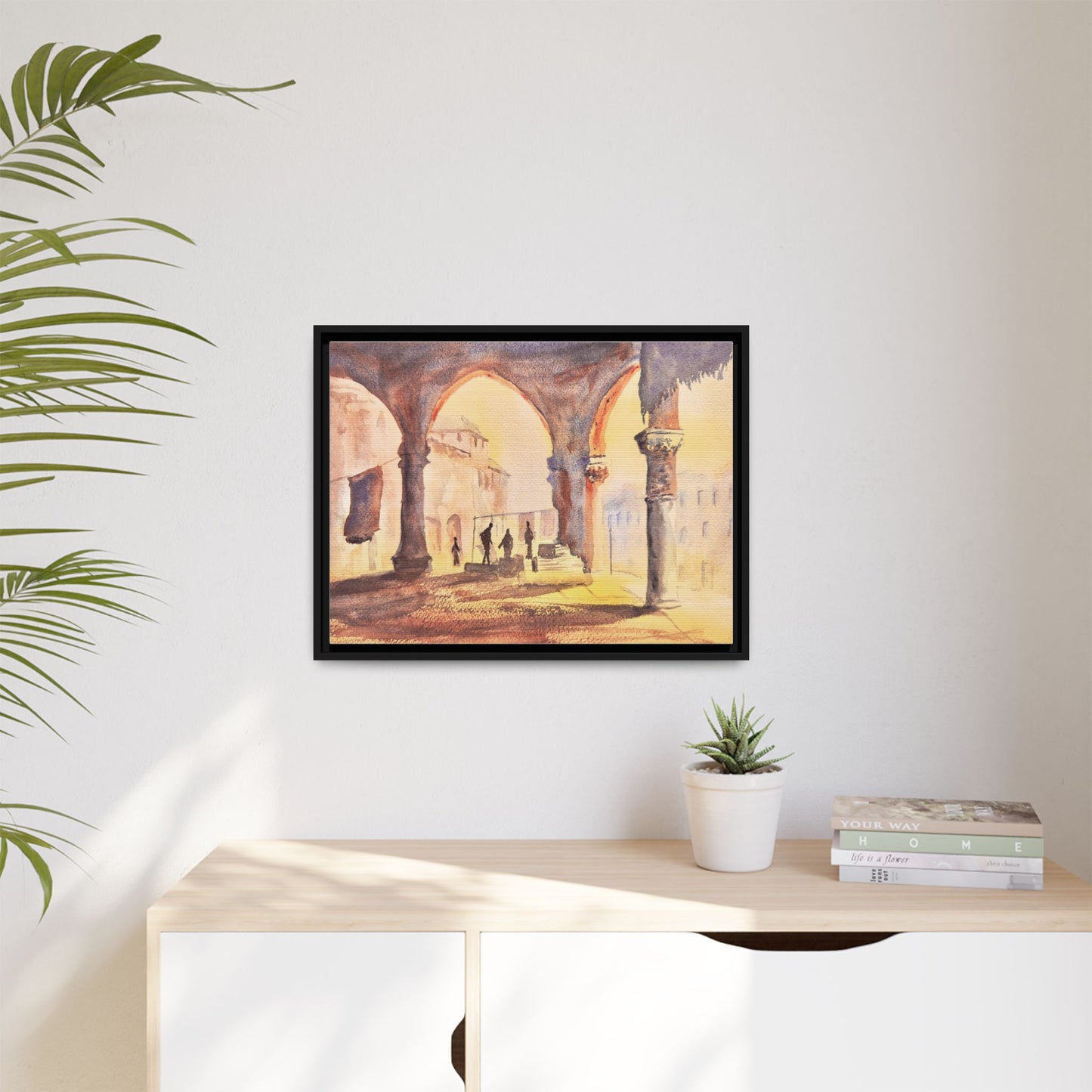 The Carpet Merchant, Framed (Black or Espresso). Available in sizes from 10”x8”-32”x24”