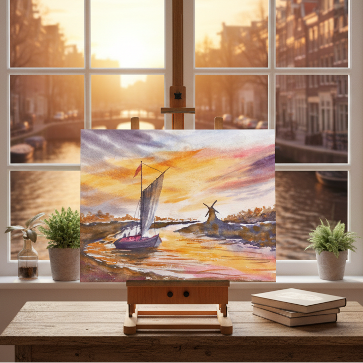 Dutchman’s Landing Matte Canvas, Stretched, 1.25". Available in sizes 10” x 8”-16” x 12”