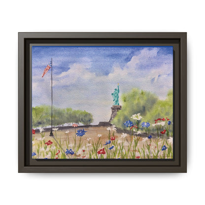 Looking for Liberty, Framed (Black or Espresso). Available in sizes from 10”x8”-24”x18”
