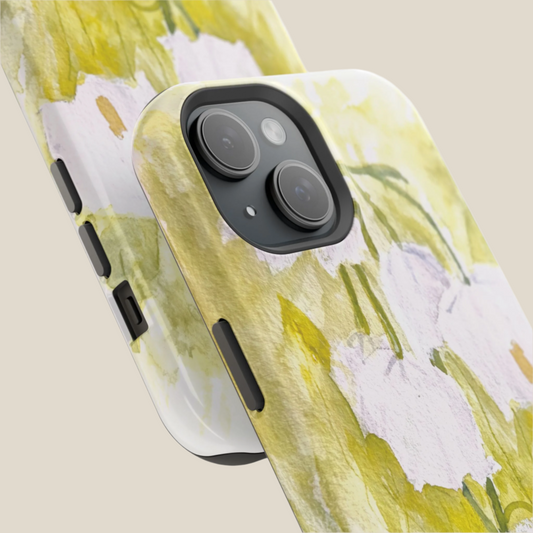 Lily in Repose Magnetic Tough Case. Available for Assorted iPhone Models